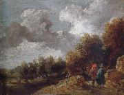 John Constable Landscape after Teniers oil painting on canvas